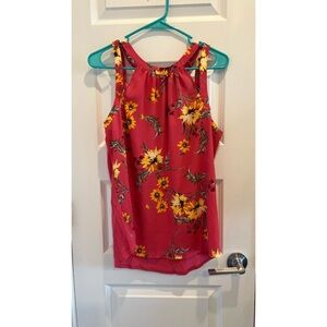 Floral Pink Tank